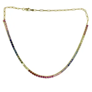 RAINBOW TENNIS CHOKER