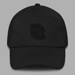 RECORDS BOOK DAD HAT - BLACK / BLACK