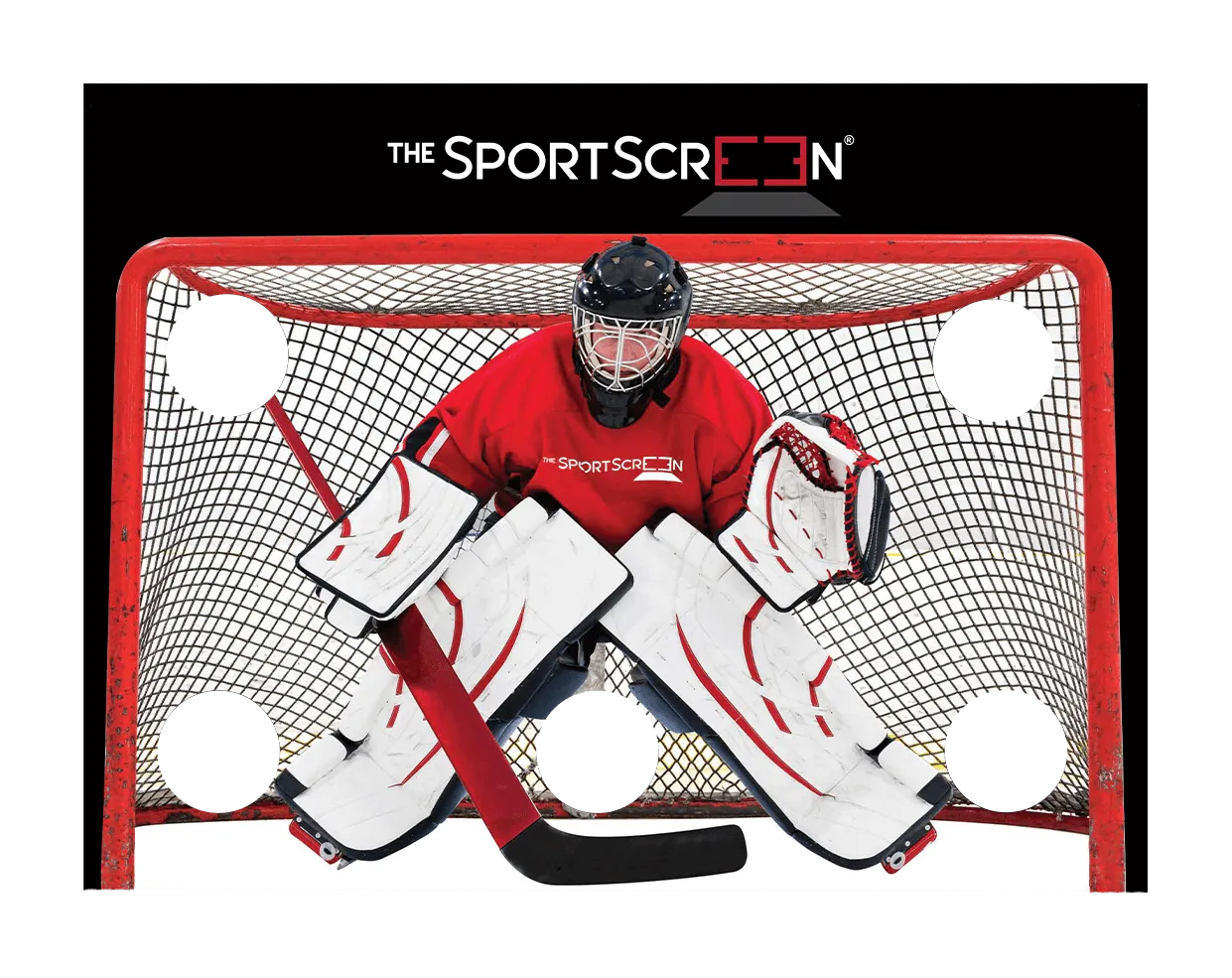 Red Hockey Target