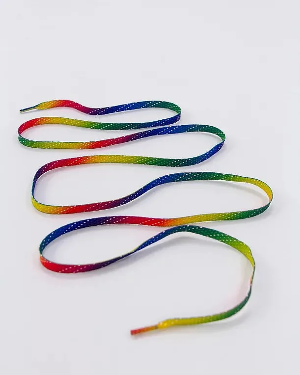 Rio Roller Laces Rainbow