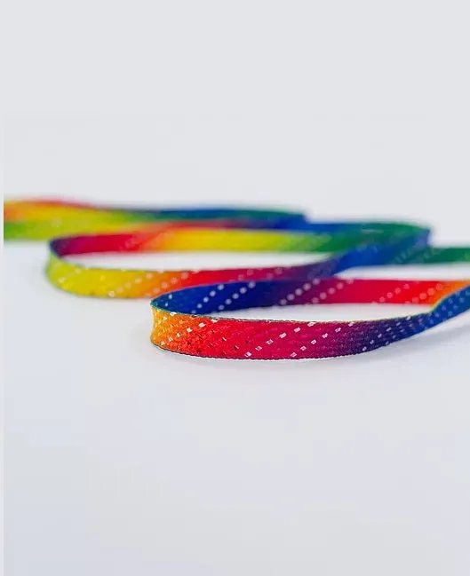 Rio Roller Laces Rainbow