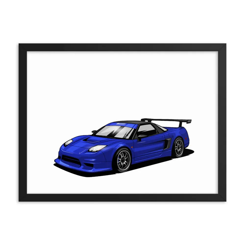 RJ's Spoon NSX - Framed poster