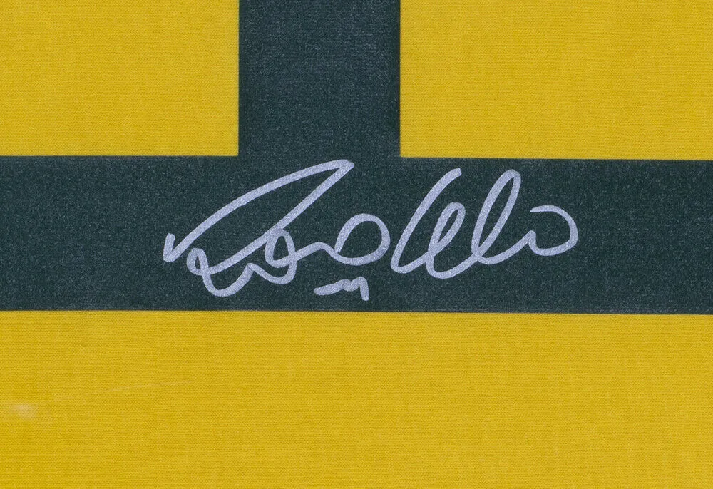 Ronaldo Signed Framed Yellow Brazil Soccer Jersey BAS ITP