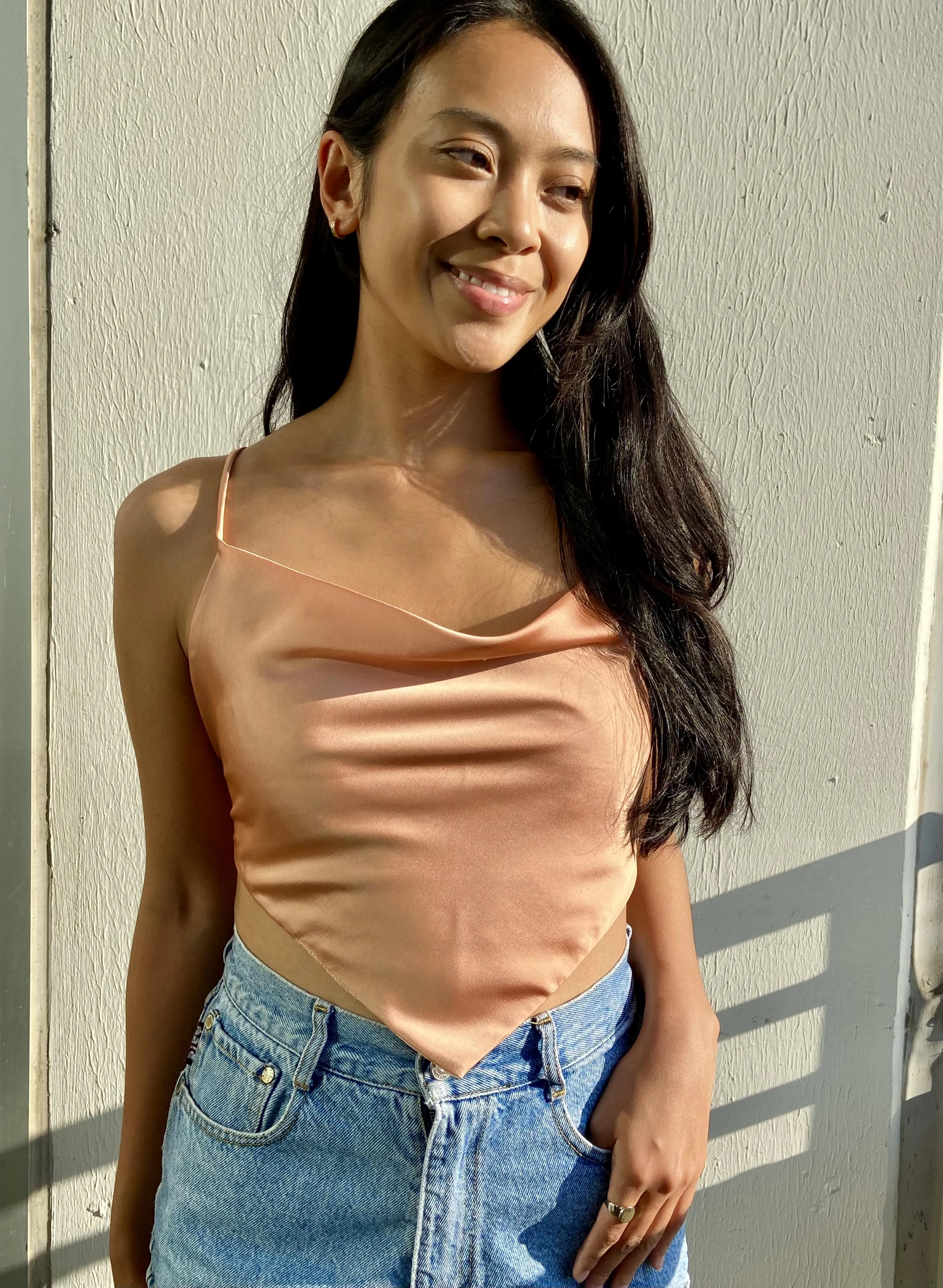 Rosé Bandana Top
