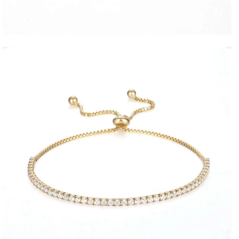 Round Cubic Zirconia Tennis Bracelet
