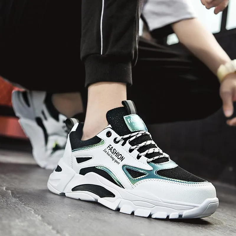 Running Sneakers Men'S Casual Mesh Breathable Shoes Lightweight Men'S Shoes