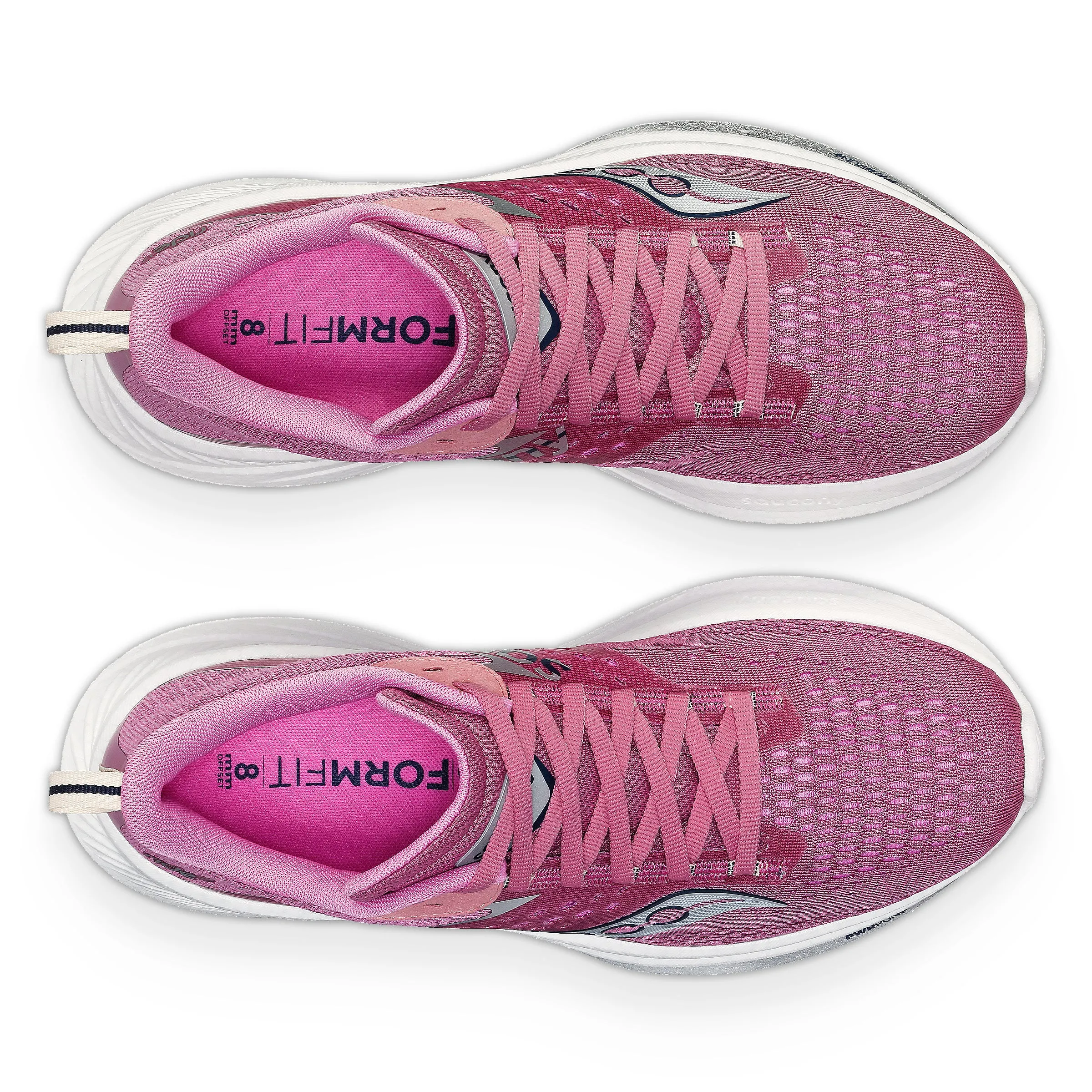 Saucony Ride 17 (Womens) - Orchid/Silver