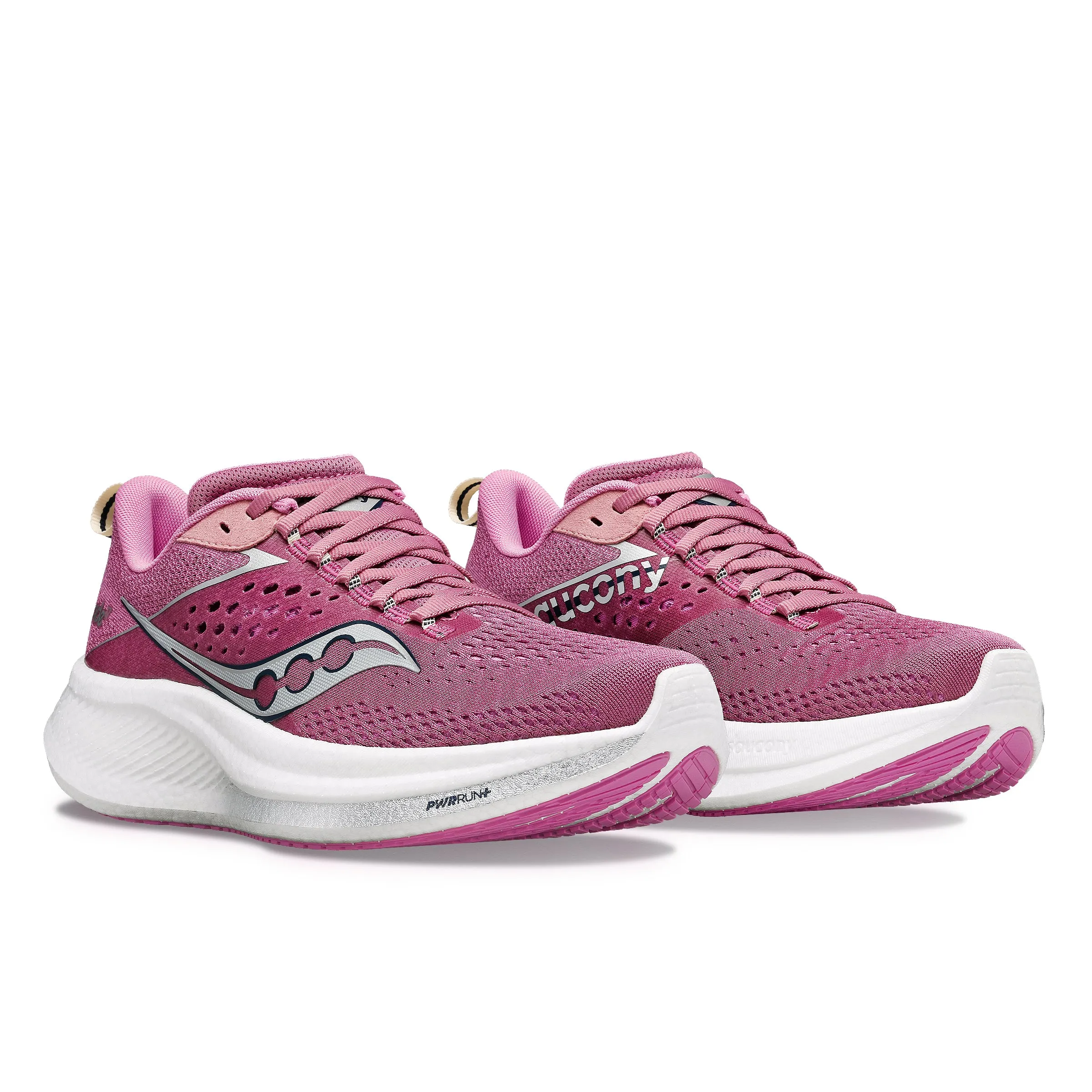 Saucony Ride 17 (Womens) - Orchid/Silver
