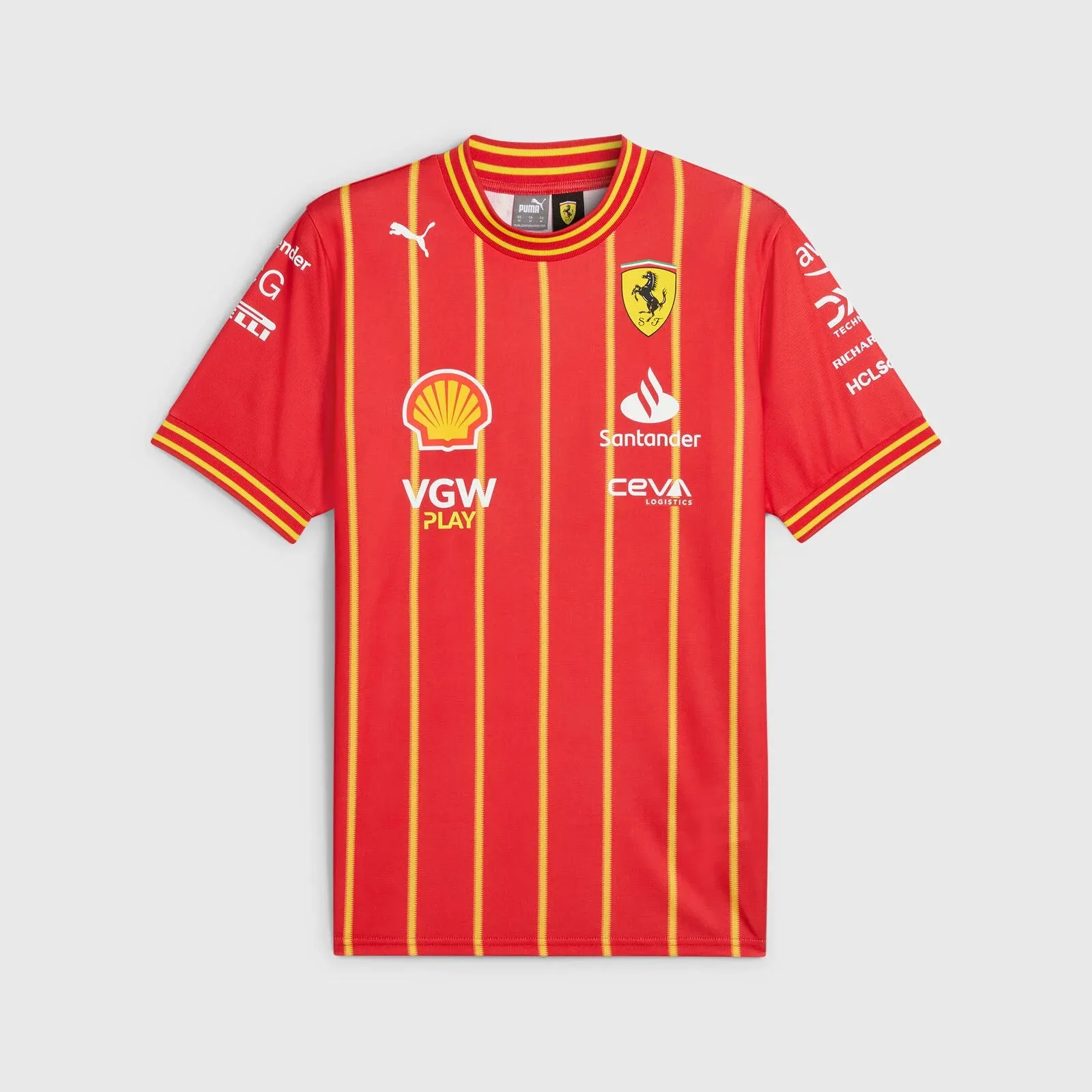 Scuderia Ferrari F1 Team Charles LeClerc Soccer Jersey 2024