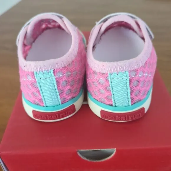 See Kai run pink/mint green Saylor shoe little kids/ toddler size 6