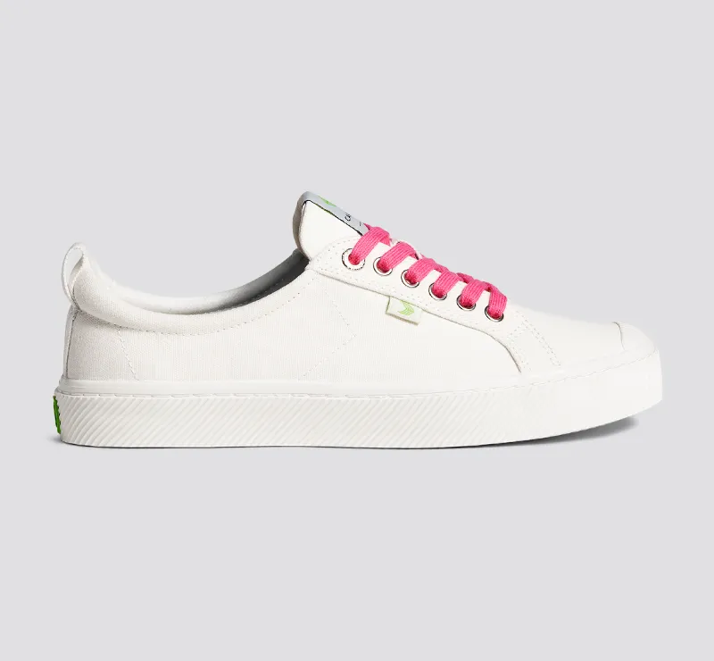 Shoe Lace Classic Pink Lemonade with H Silver Tip