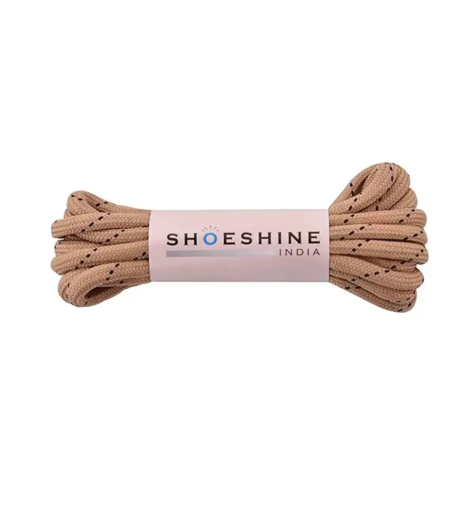 SHOESHINE Shoe Lace (1 Pair) 4mm Dark Grey Round Shoelace & Boot Laces