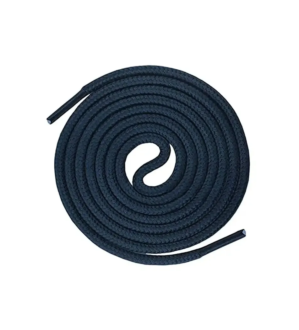 SHOESHINE Shoe Lace (1 Pair) 4mm Dark Grey Round Shoelace & Boot Laces