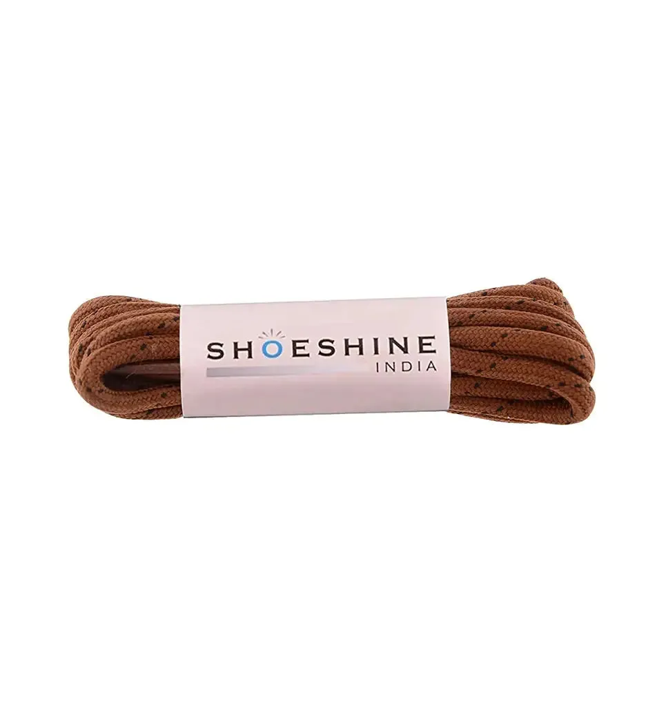 SHOESHINE Shoe Lace (1 Pair) 4mm Dark Grey Round Shoelace & Boot Laces