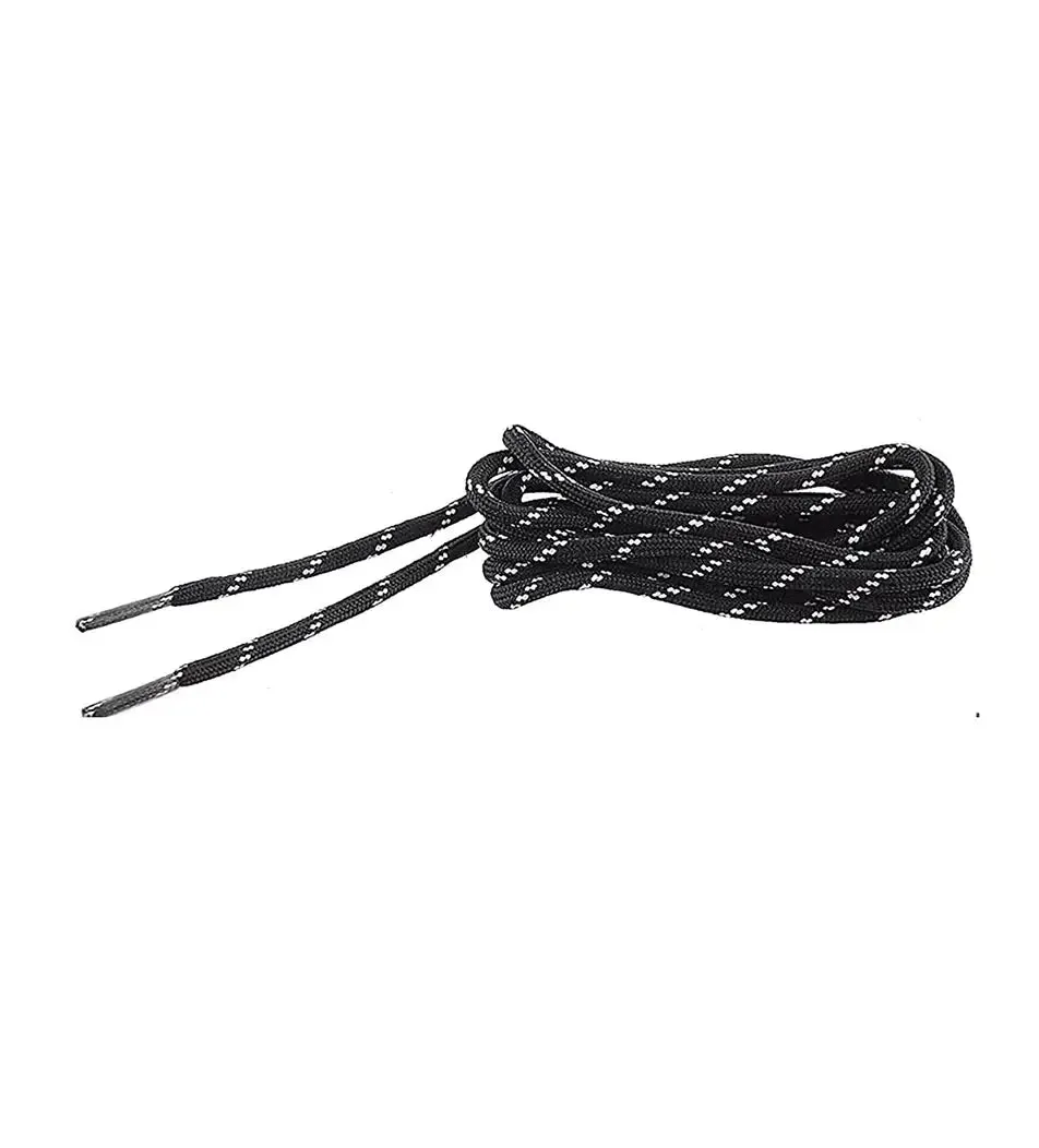 SHOESHINE Shoe Lace (1 Pair) 4mm Dark Grey Round Shoelace & Boot Laces