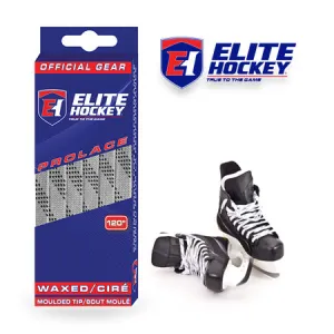 SILVER WAX HOCKEY LACES
