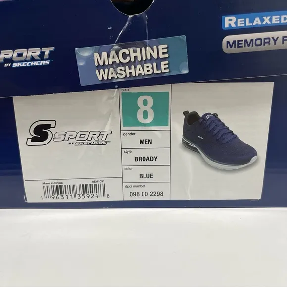 SKECHERS MENS S SPORT BLUE