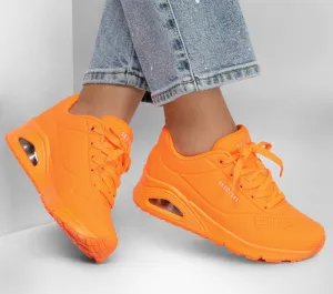 Skechers Uno Night Shades Neon Orange