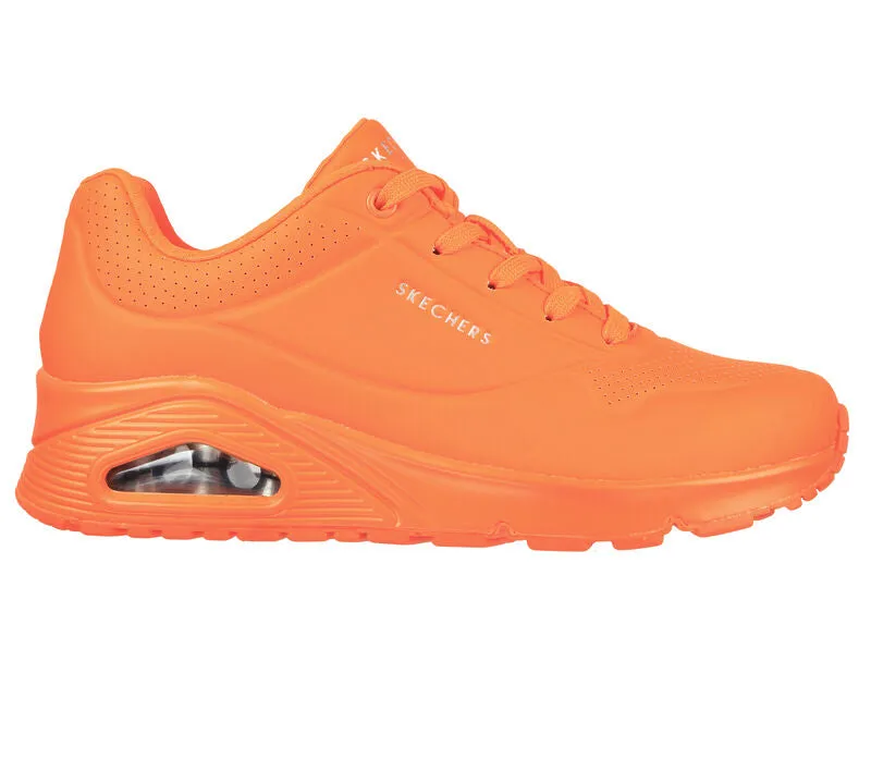 Skechers Uno Night Shades Neon Orange