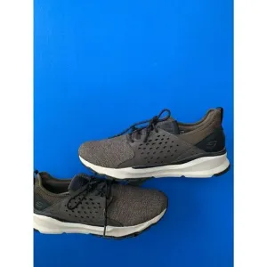 SKECHERS, MEN'S BROWN TEXTILE MEMORY FOAM ATHLETIC SHOE, SIZE 14