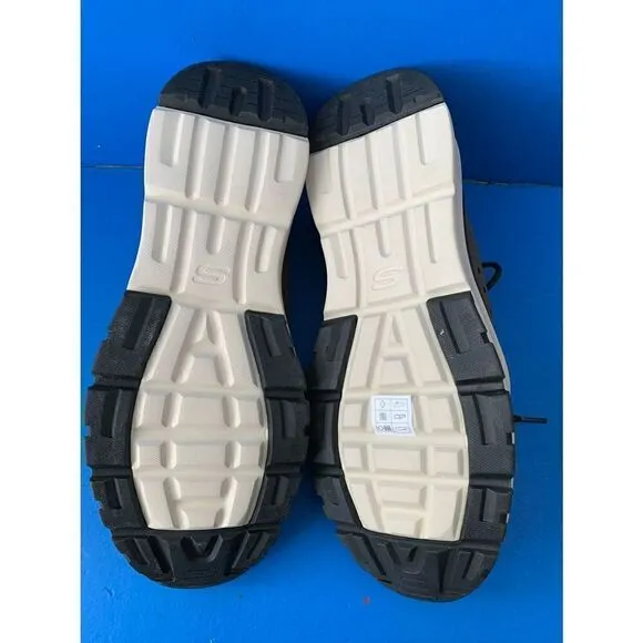 SKECHERS, MEN'S BROWN TEXTILE MEMORY FOAM ATHLETIC SHOE, SIZE 14