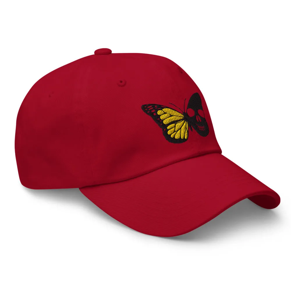 Skull butterfly Dad hat