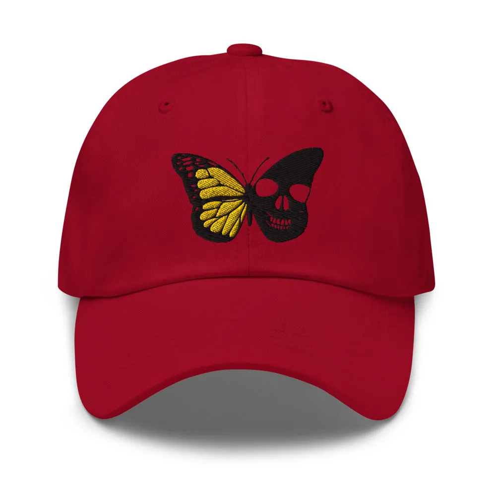Skull butterfly Dad hat