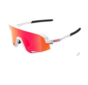 Slendale Matte White Hiperâ® Red Multilayer Mirror Lens
