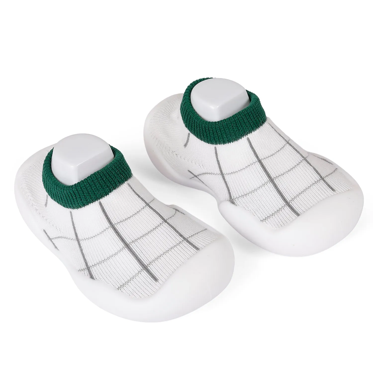 Slip-On Shoes Checked Green