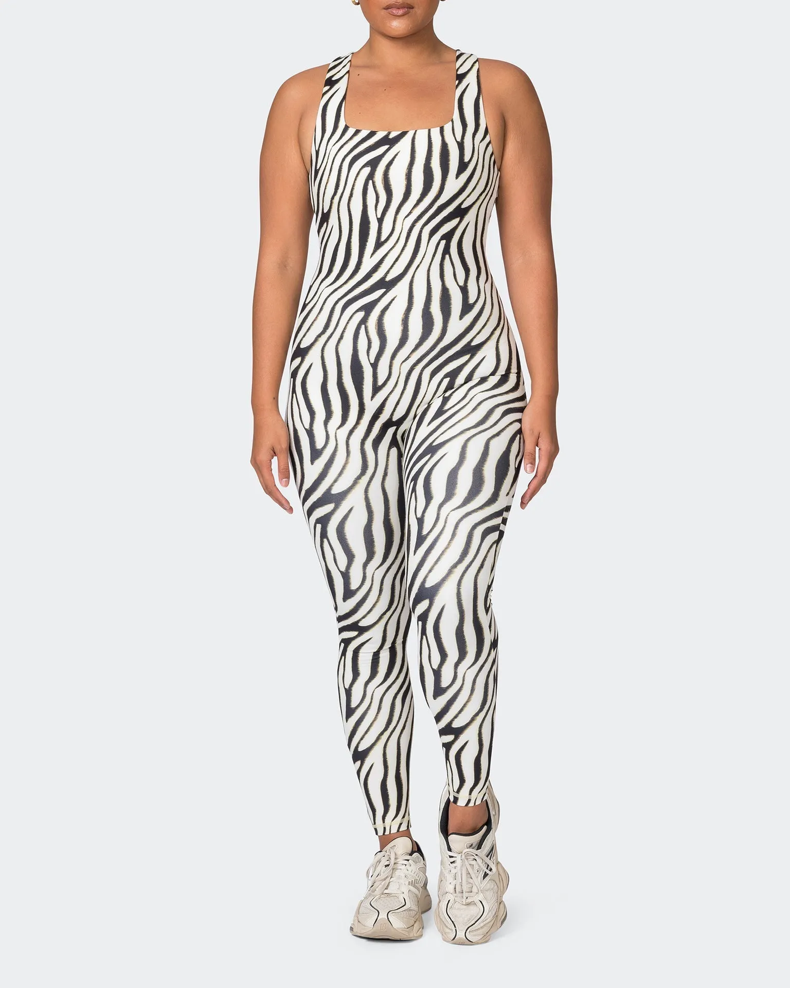 Snatched Everyday One Piece - Zebra Print