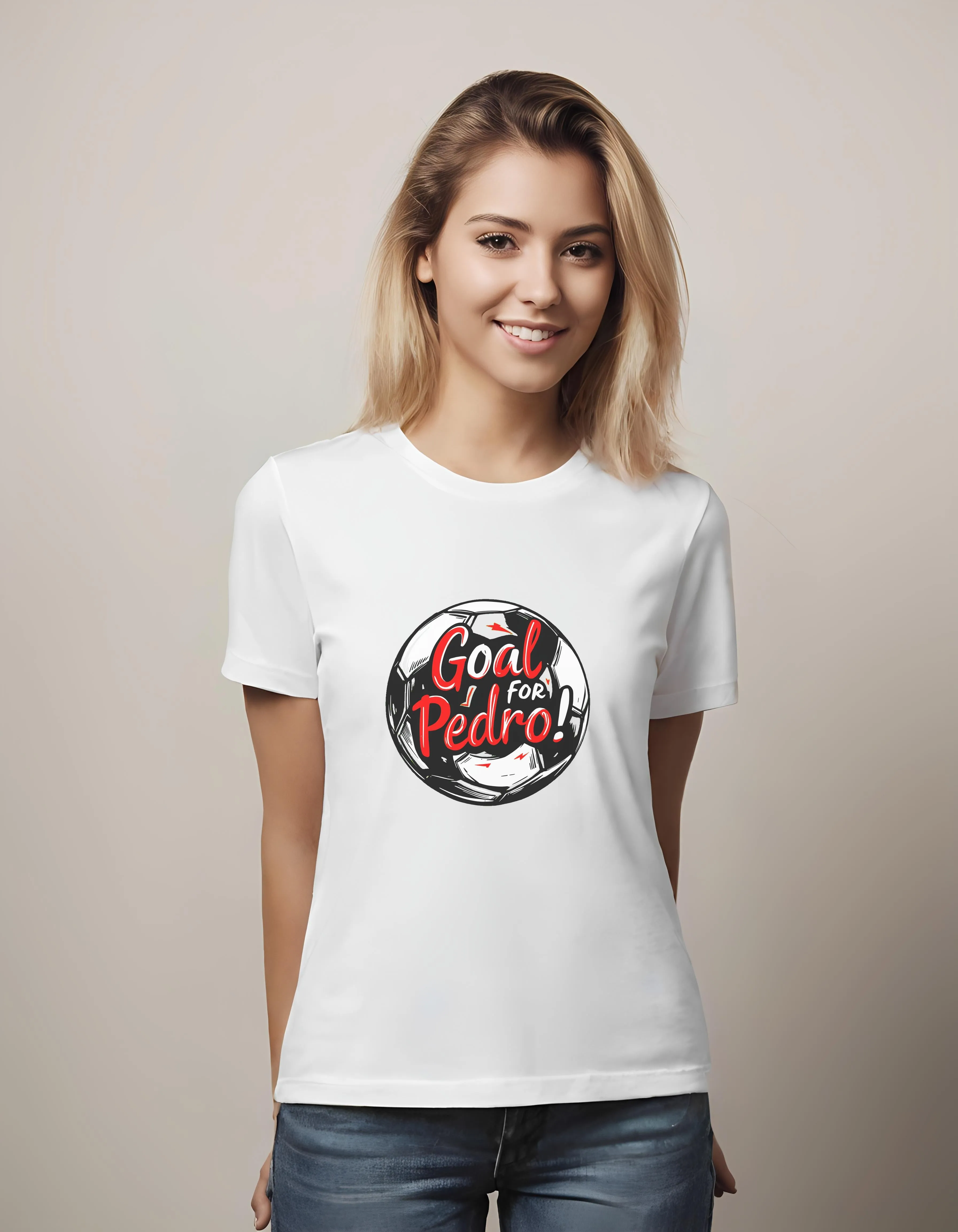 Soccer Goal for Pedro Design | Classic T-Shirt (Unisex)