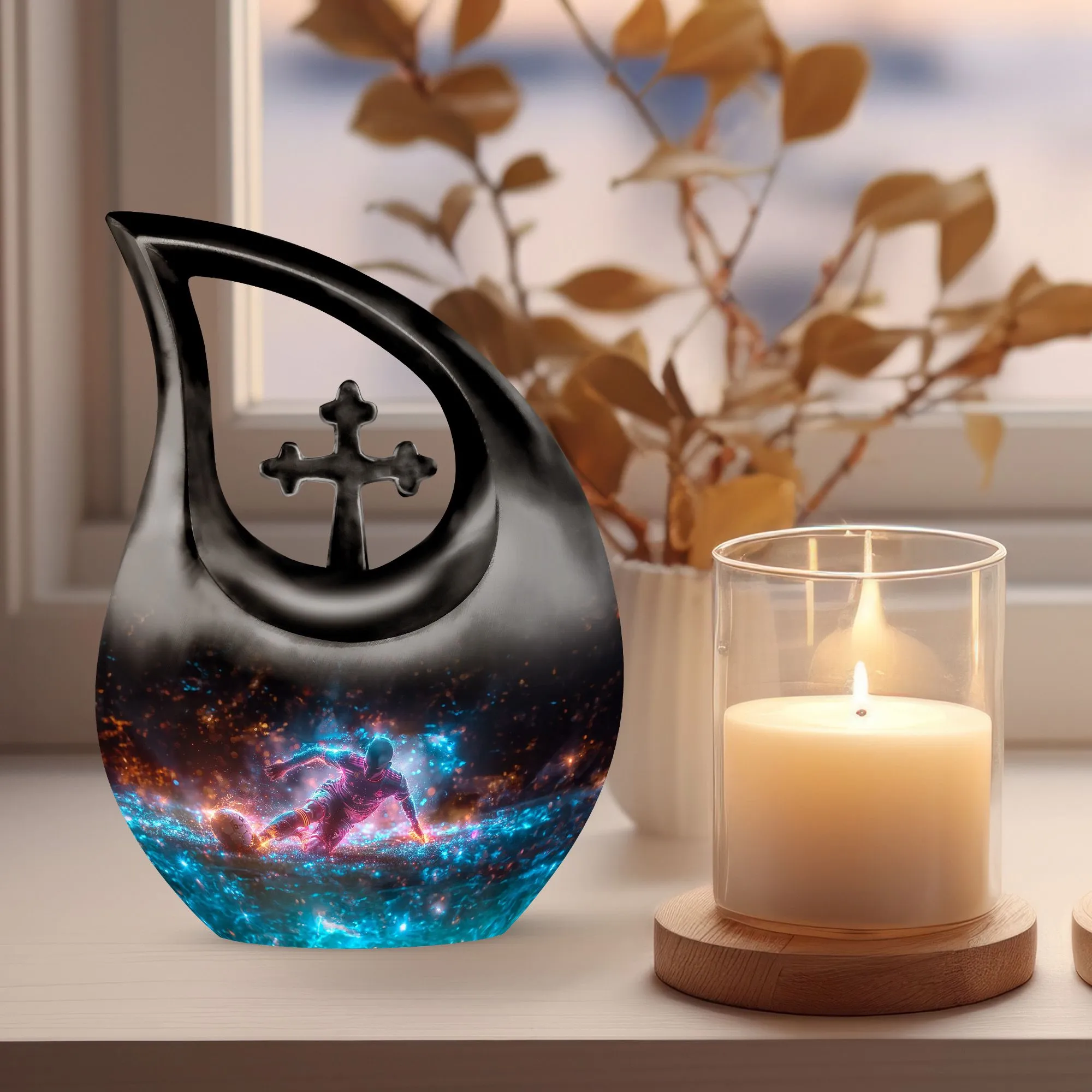 Soccer Memories: Tribute Urn for Dad, Reliving the Game Forever