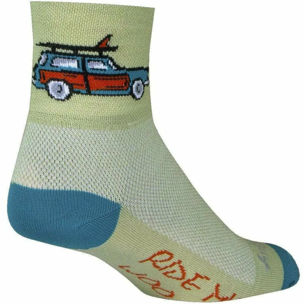 SockGuy Woody Classic 3 Inch Crew Socks
