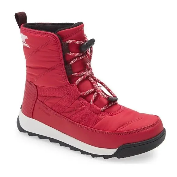 SOREL Whitney II Short Waterproof Insulated Boot, Toddler Size 12, Red, NWT