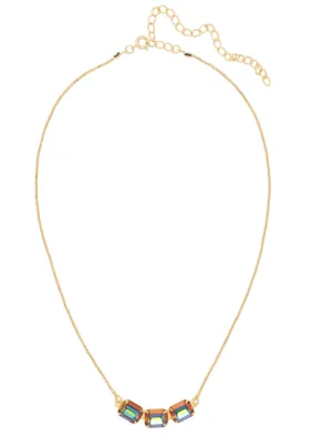 Sorrelli Octavia Triple Tennis Necklace - Volcano