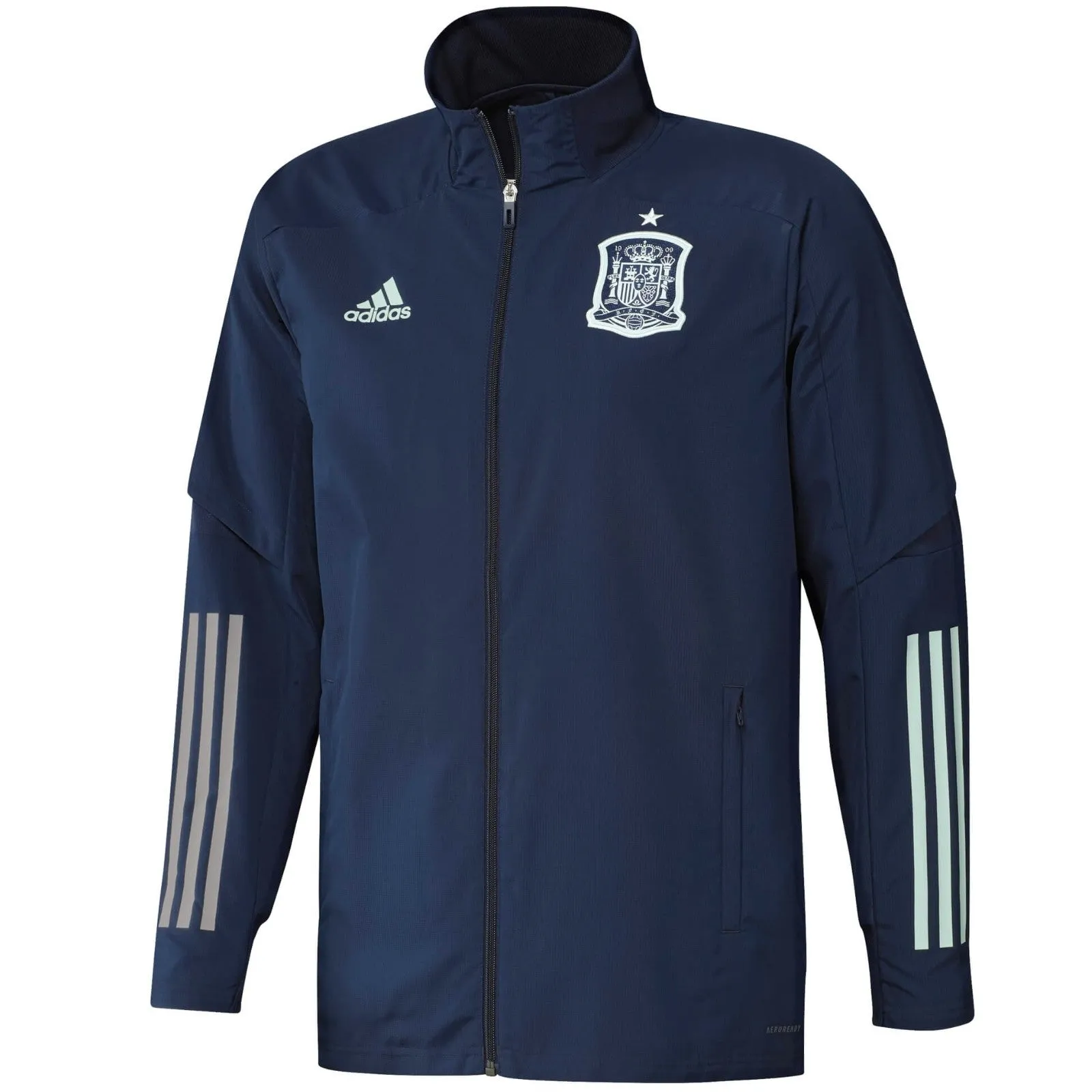 Spain navy presentation Soccer tracksuit 2020/21 - Adidas