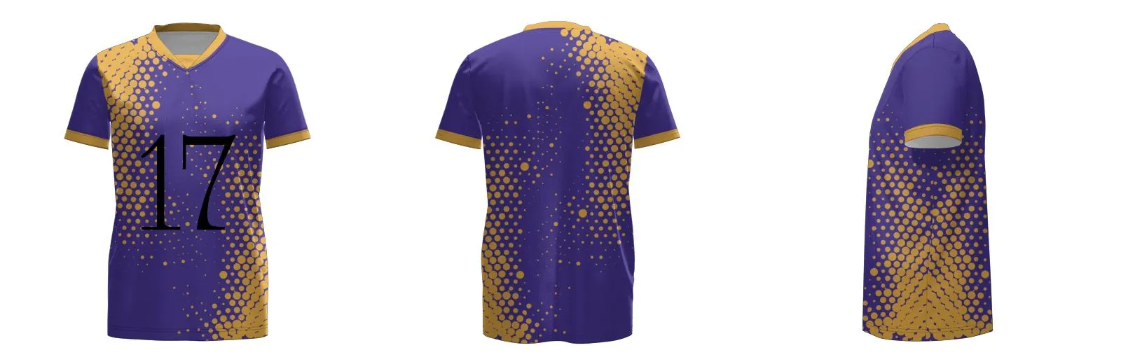 Speckle Core Soccer Jersey Insert V Neck Design Your Own Custom