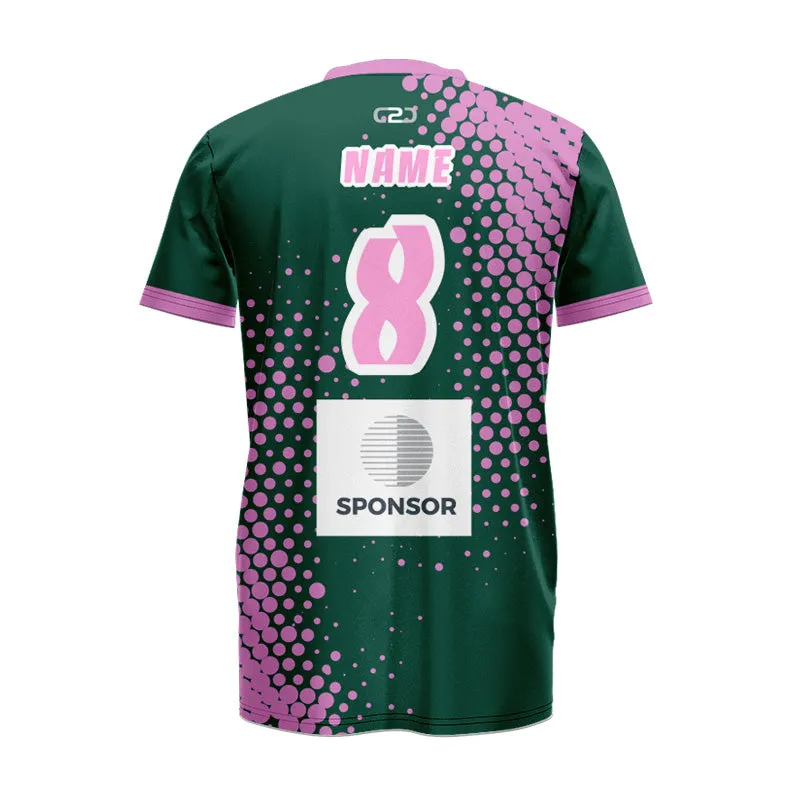 Speckle Core Soccer Jersey Insert V Neck Design Your Own Custom