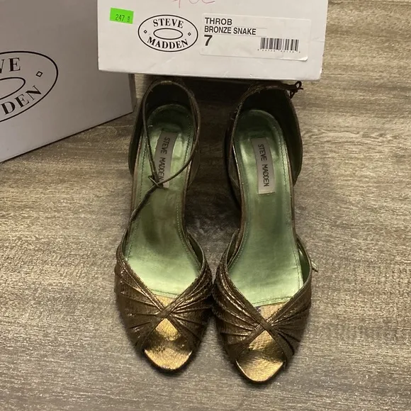 Steve Madden Throb Bronze Snake