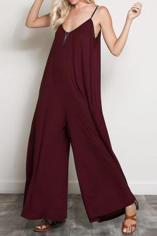 SUNDAY BREEZE WIDE LEG JUMPSUIT