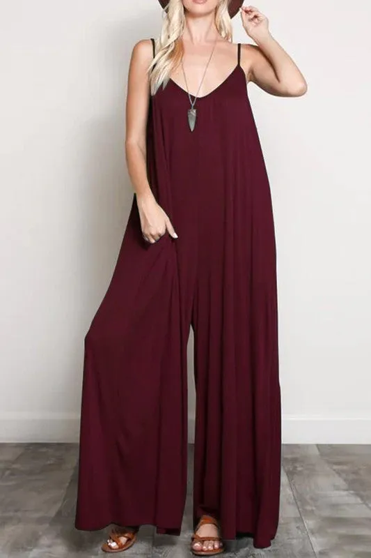 SUNDAY BREEZE WIDE LEG JUMPSUIT