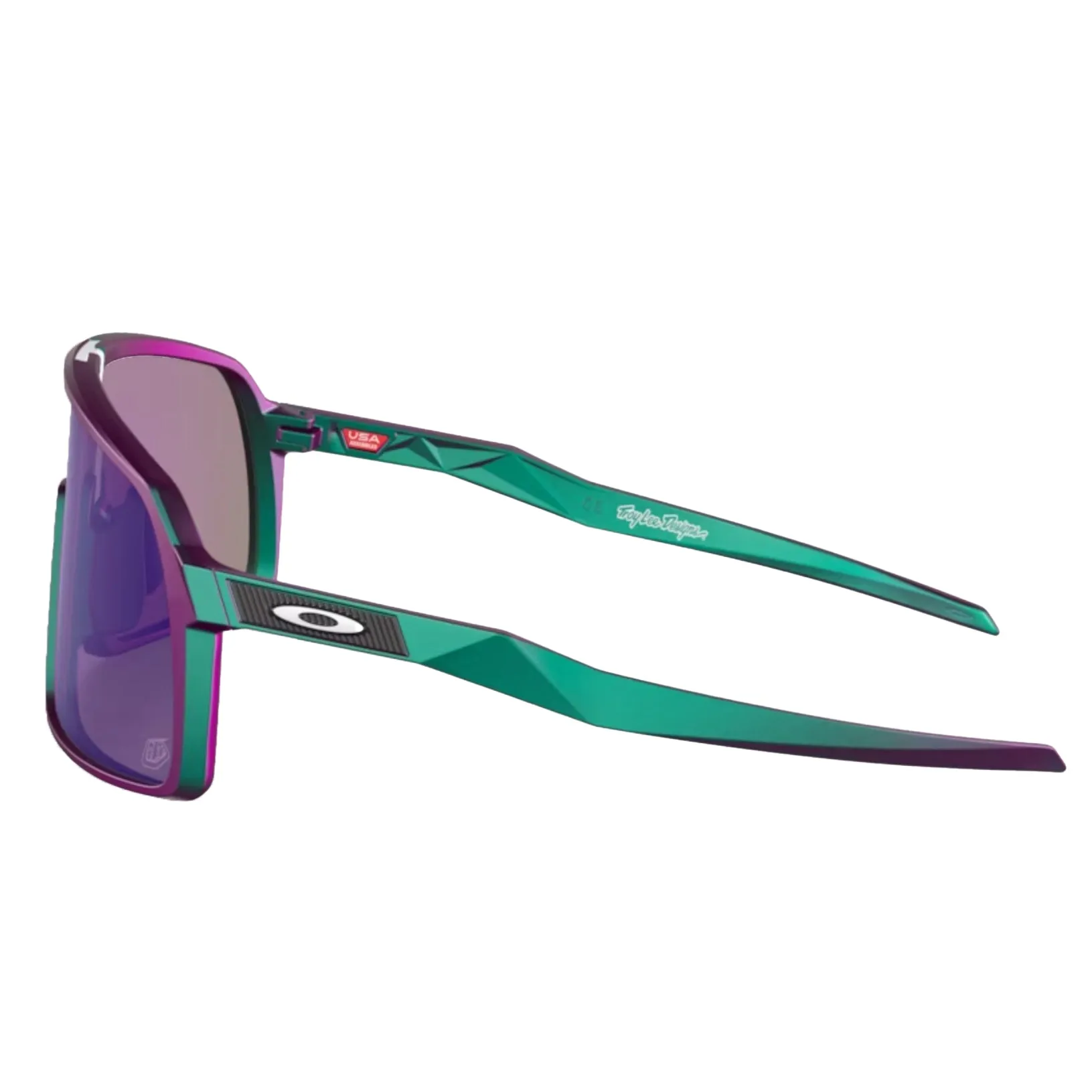 SUTRO Troy Lee Designs Matte Purple Green Shift Prizm Jade