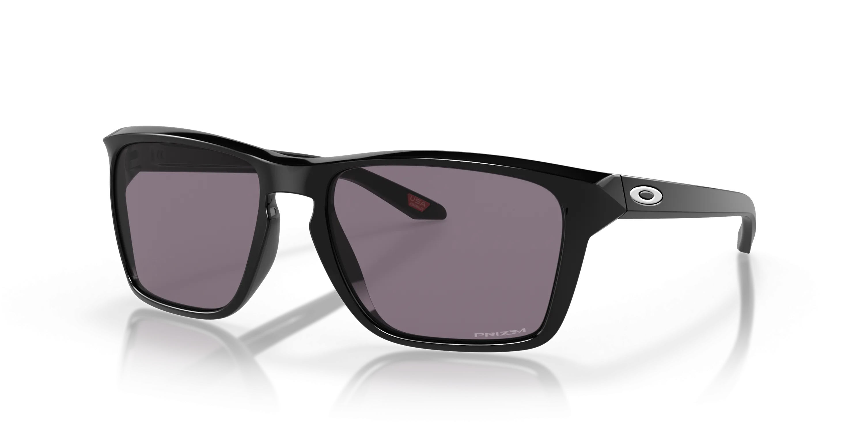 Sylas Sunglasses Polished Black - Prizm Grey Lens