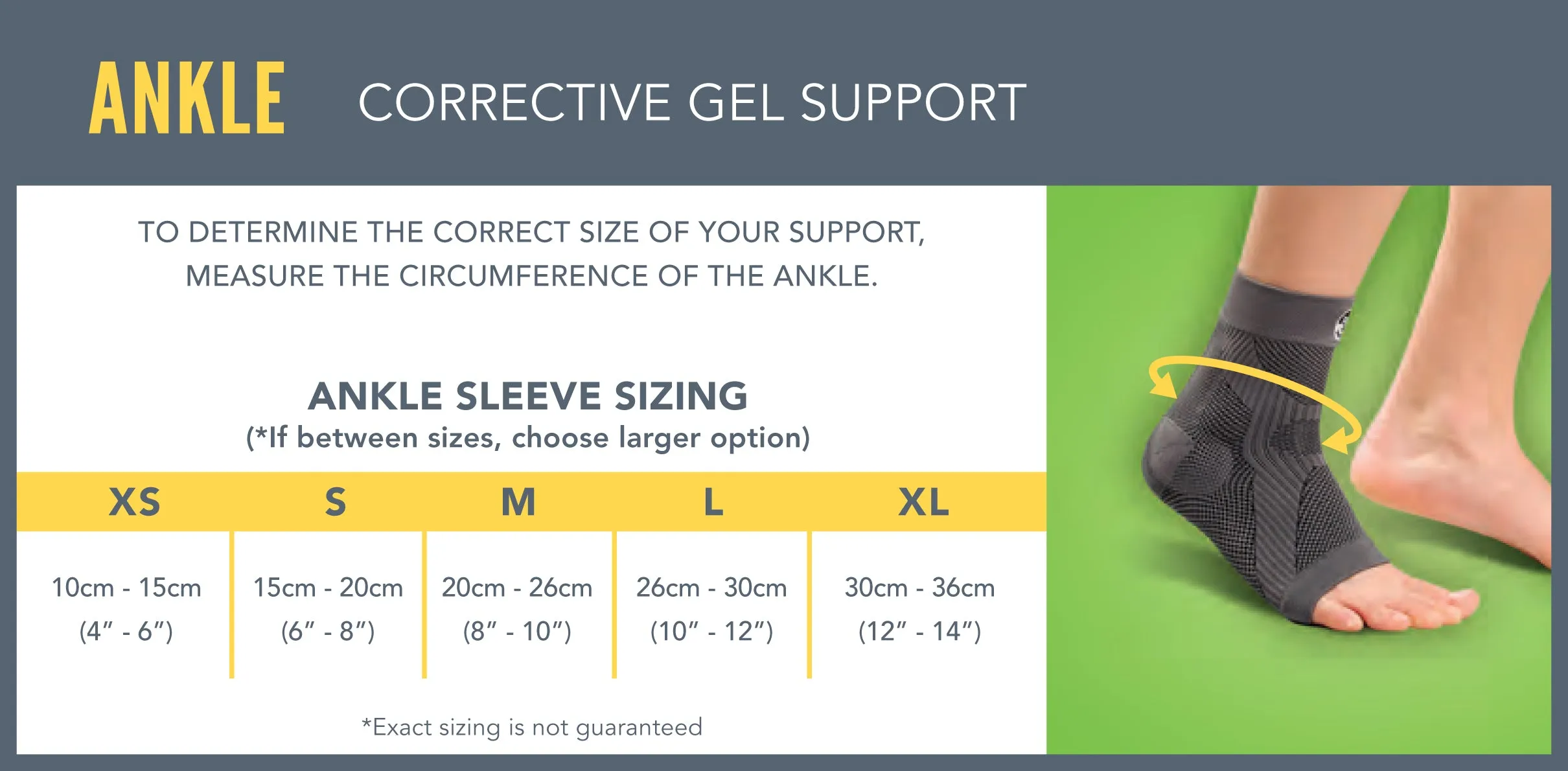 Synergy Ankle Corrective Gel Support