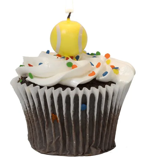Tennis Ball Party Candles