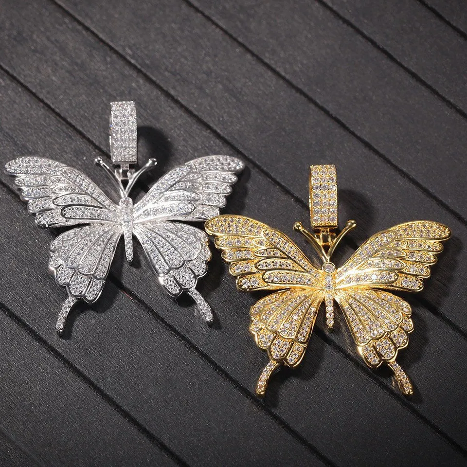 Tennis butterfly choker , bling butterfly , butterfly tennis necklace, 4mm tennis necklace and cz butterfly pendant ,Christmas gift