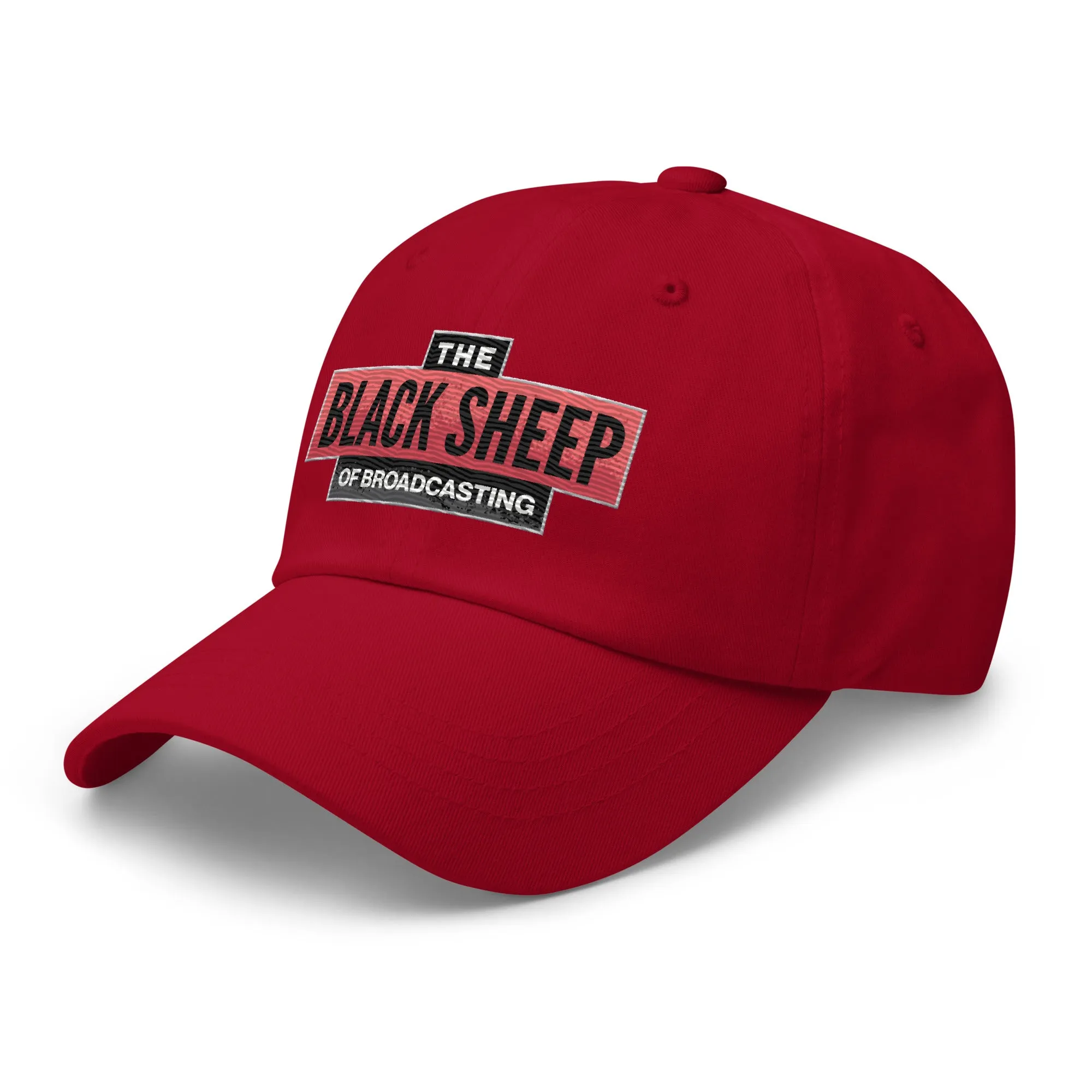 The Black Sheep of Broadcasting Leather Back Hat