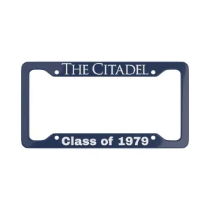 The Citadel Class of 1979 License Plate Frame
