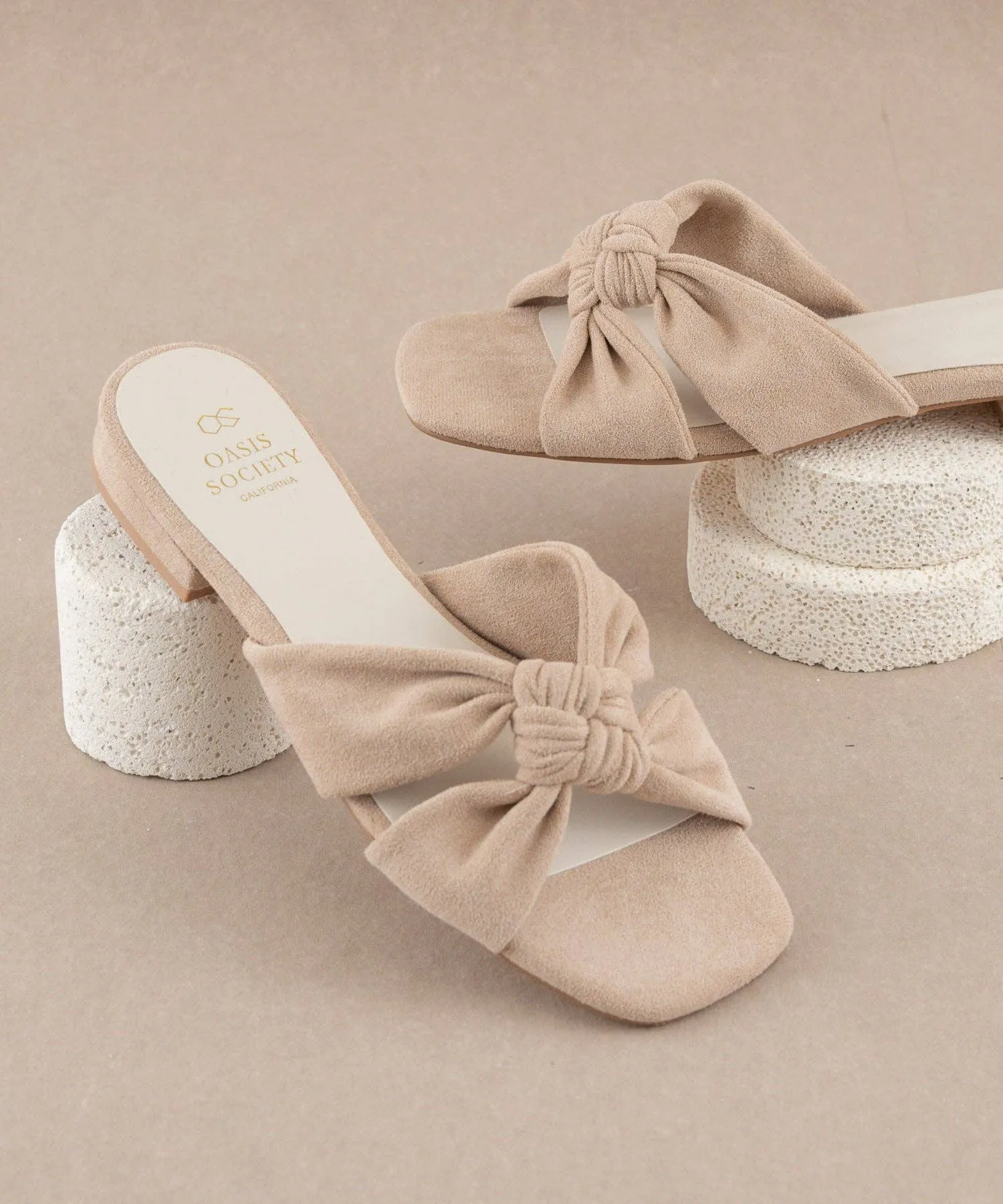 The Kori Cream | Knotted Sandal: CREAM