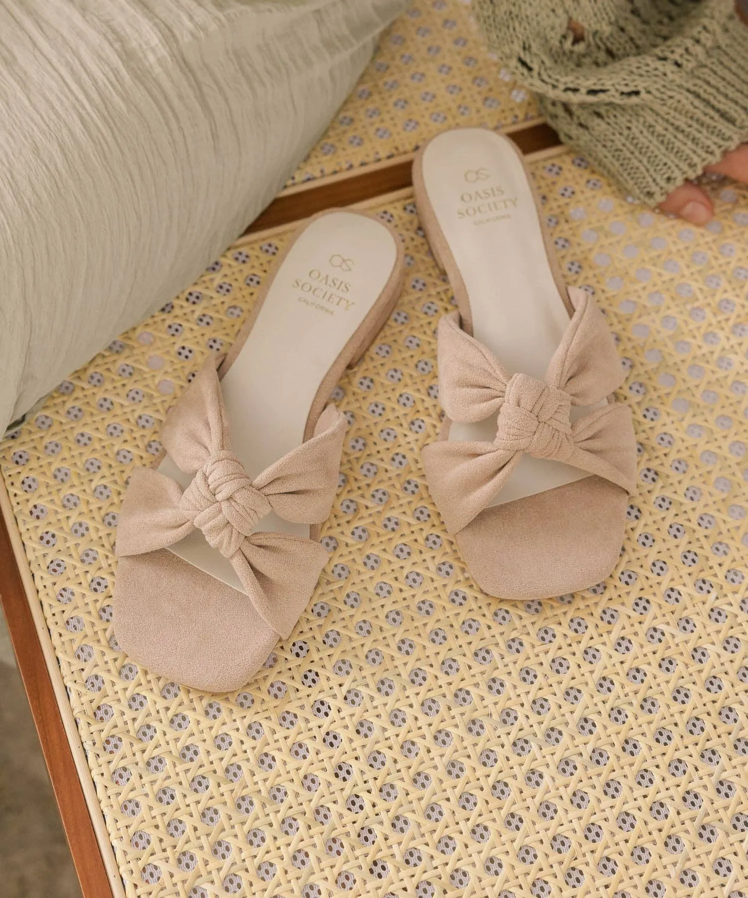 The Kori Cream | Knotted Sandal: CREAM